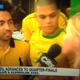 Video: Canadian TV channel won’t be interviewing football fans again any time soon