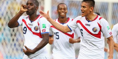 Vine: Costa Rica shock Uruguay and Arsenal’s Joel Campbell was the star of the show