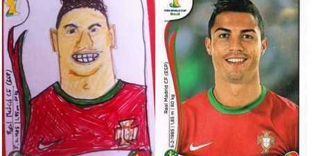 Check out this Panini sticker album with a difference