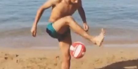 Video: Check out Hachim Mastour’s absolutely ridiculous beach football skills