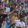 Chicago Town Take Away Slice of the Action: Thomas Muller lashes home a beaut for Germany