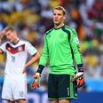 Vine: Germany goalkeeper Manuel Neuer made an Anthony Nash style clearance tonight
