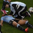 Vine: Uruguayan player gets knocked out cold by Raheem Sterling’s knee