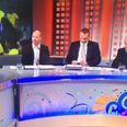 Vine: Eamon Dunphy doesn’t realise he’s on air and says “f*ck” before Billo steps in