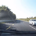 Video: Terrifying moment caught on camera as car drives down wrong side of N18