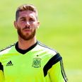 Video: Sergio Ramos hilariously takes the piss out of David de Gea in training