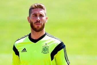 Video: Sergio Ramos hilariously takes the piss out of David de Gea in training