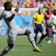 Vine: ICYMI: Ghana’s Kwadwo Asamoah delivered the cross of the World Cup with the outside of his left boot today