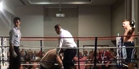 Video: Irish boxer Sean ‘Big Sexy’ Turner knocks out opponent with a big, sexy punch inside eight seconds