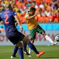 Chicago Town Take Away Slice of the Action: Tim Cahill scores the goal of the World Cup so far