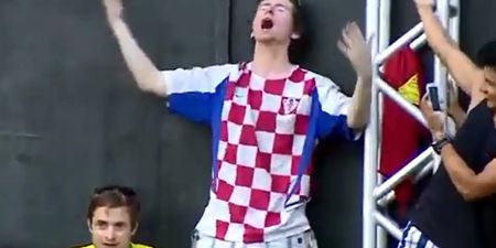 Video: Remember the one Croatian fan in Brazil looking miserable while everyone celebrated around him? Yeah, he’s from Galway
