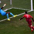 GIF: The Ghana ‘keeper reacted to saving a Cristiano Ronaldo header like Brendan Bugler to winning a free