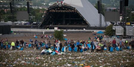 Pics: Glastonbury was in some mess after the festival this weekend