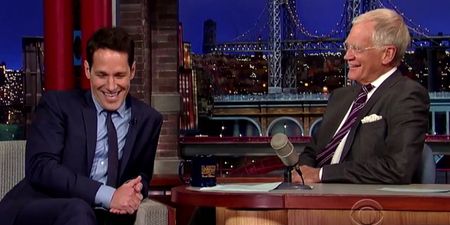 Video: Paul Rudd talks to David Letterman about Seamus Coleman’s da and *that* stag party in Donegal
