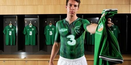 Pic: Looks like Sean St Ledger could sweat for Ireland…