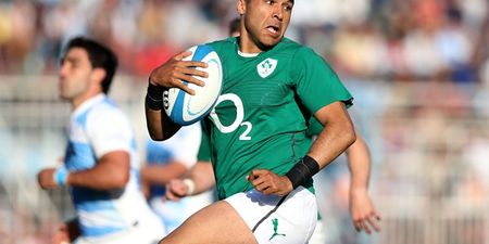 Pic: Simon Zebo’s ‘Blue Steel’ impression is just superb
