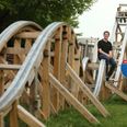 Video: This 19-year-old’s back garden roller coaster is quite cool