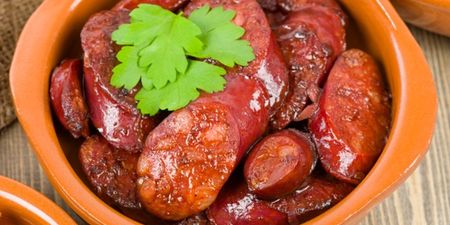Tapas at home; Chorizo in Red Wine