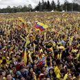 Pics: Just look at the crowd that turned out to welcome Colombia home from Brazil