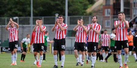 A most unfortunate ‘looks like a hand is up a Derry City player’s ass’ Europa League pic of the day