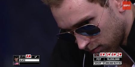 Video: Poker player loses one million dollars after one of the worst beats in the history of poker
