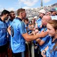 Video: Dublin players take time to celebrate Leinster win with ill, five-year-old super fan