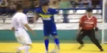 Video: Genius, cheeky futsal goal by Brazilian star Falcao