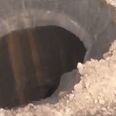 Video: Just look at the giant hole that has appeared in Russian area known as ‘end of the world’