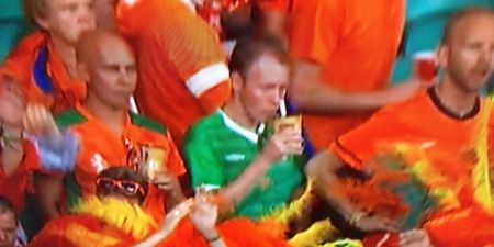 ‘Irishman’ in Netherlands crowd is a Dutchman who’s crazy about Ireland