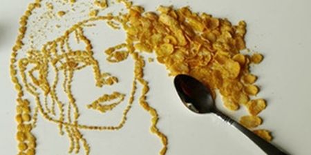 Gallery: Take a look at these portraits of musicians re-created with Cornflakes