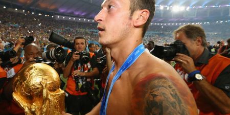 Pic: German World Cup winner is the latest star to sign the most famous GAA jersey in Brazil