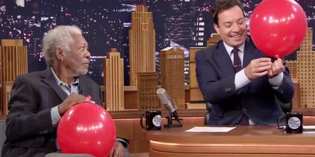 Video: Morgan Freeman on helium is just as hilarious as you’d imagine