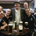 Pic: So, one of the stars of Anchorman was in Naomh Jude GAA club yesterday to watch a match and have a pint