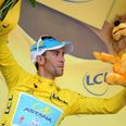 ICYMI: Squirm as Tour de France stage winner Vincenzo Nibali tries and fails to get on-stage kiss