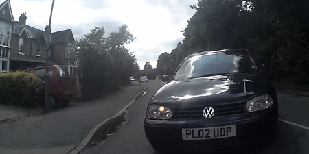 Video: Impatient driver mows down cyclist in hit-and-run incident