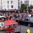 Video: Woman injured after car drives through ‘Zombie Walk’ parade