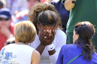Video: Shocking footage of a clearly disoriented Serena Williams before her retirement from the doubles