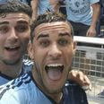 Video: MLS player takes a selfie with fans after scoring, gets a yellow card