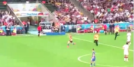 Video: LeBron James films the World Cup Final pitch invader, thinks it’s hilarious