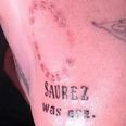 Pic: Idiot spells Suarez wrong on this bite tattoo