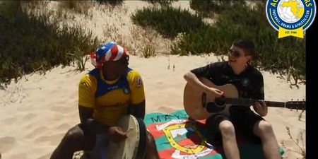 Video: An Achill man in the Algarve’s song about Achill Rovers is this summer’s ‘Jimmy’s Winning Matches’