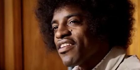 Video: Andre 3000 does a very convincing Jimi Hendrix impersonation in the official trailer for All Is by My Side
