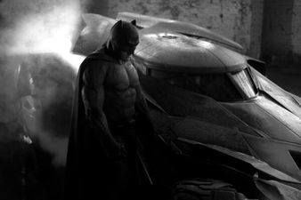 The first Batman v Superman trailer to be shown with Mad Max: Fury Road