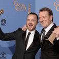 Pic: Aaron Paul and Bryan Cranston were reunited at an awards do and they took this brilliant shot