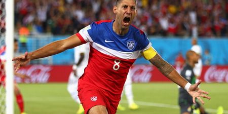 World Cup Bet of the Day: Clint Dempsey to score at any time against Belgium tonight