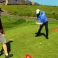 Video: Padraig Harrington takes on the Happy Gilmore challenge… while blindfolded