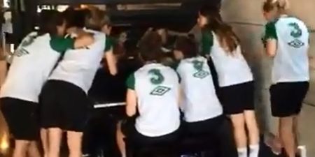 Video: The Irish women’s under-19s team aren’t just good at football; they’re great singers as well