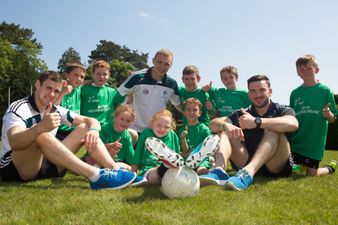 Kildare footballers helping to give the boot to Motor Neurone Disease by joining the Walk to D-Feet