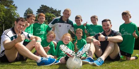 Kildare footballers helping to give the boot to Motor Neurone Disease by joining the Walk to D-Feet