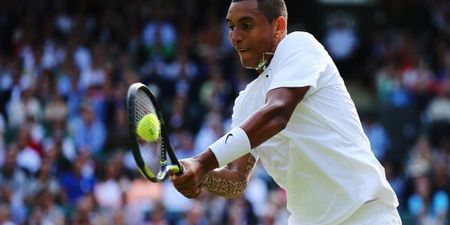 Vine: Nick Kyrgios hit the most nonchalantly brilliant between the legs winner against Rafa Nadal at Wimbledon today